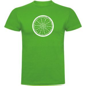 Kruskis Wheel Short Sleeve T-shirt Groen 2XL Man