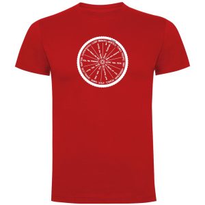 Kruskis Wheel Short Sleeve T-shirt Rood 2XL Man
