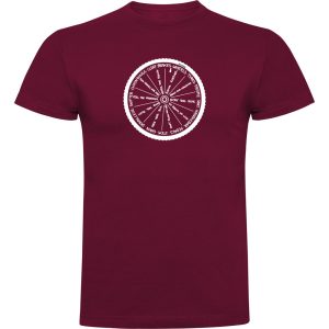 Kruskis Wheel Short Sleeve T-shirt Rood M Man