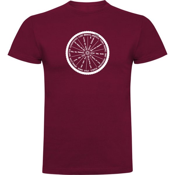 Kruskis Wheel Short Sleeve T-shirt Rood S Man