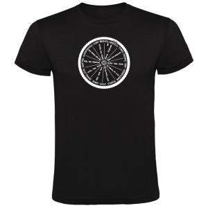 Kruskis Wheel Short Sleeve T-shirt Zwart L Man