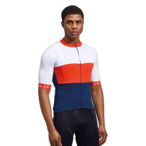 Le Col Sport Lightweight Short Sleeve Jersey Rood,Wit,Blauw S Man