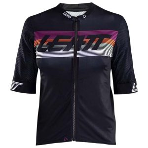 Leatt Mtb Endurance 6.0 Short Sleeve Jersey Zwart S Vrouw