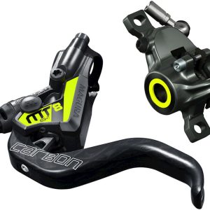 Magura MT8 SL Carbon Hydraulic Disc Brake (Carbon/Yellow) (Post Mount) (Left or Right) (Caliper Incl