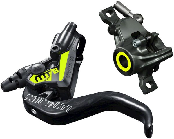 Magura MT8 SL Carbon Hydraulic Disc Brake (Carbon/Yellow) (Post Mount) (Left or Right) (Caliper Incl