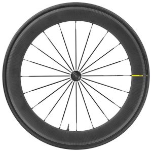Mavic Ellipse Pro Carbon Ust Tubeless Road Front Wheel Zwart 12 x 100 mm