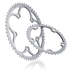 Miche Supertype Exterior 5b Shimano 130 Bcd Chainring Zilver 52t