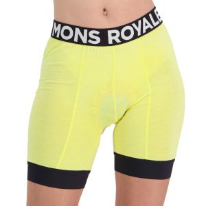 Mons Royale Women's Epic Merino Shift Bike Shorts Liner (Lemonade) (M)