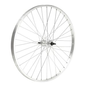 Mvtek 28'' X 1.75 R Cycles Front Wheel Zilver 9 x 100 mm