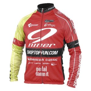 Niner Team Race Long Sleeve Jersey Rood M Man