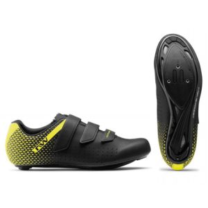 Northwave Core 2 Road Shoes - Black / Yellow Fluro / EU42