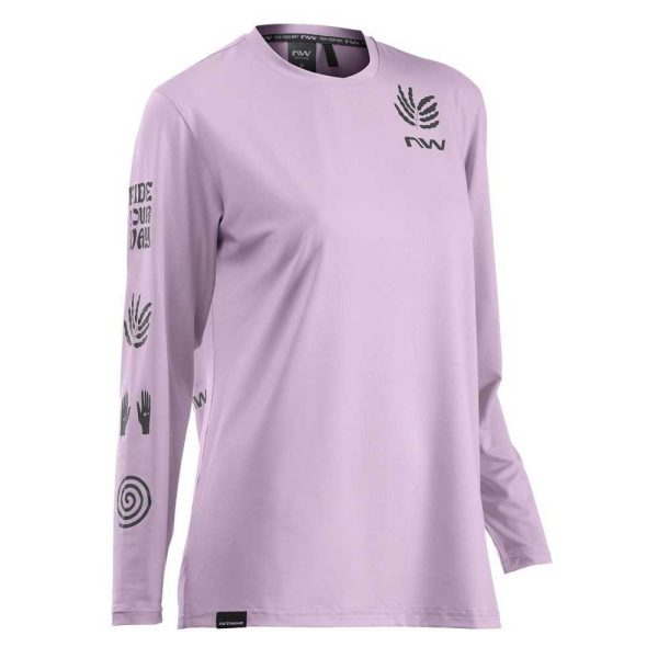 Northwave Xtrail Long Sleeve Jersey Paars M Vrouw