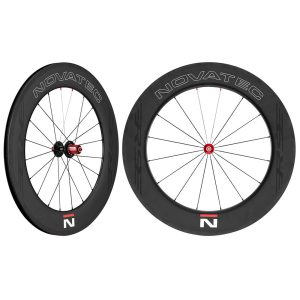 Novatec R9 U3.0 Tubeless Road Wheel Set Zwart 9 x 100 / 10 x 130 mm / Shimano/Sram HG