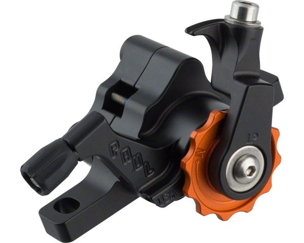 Paul Components Klamper Disc Brake Caliper (Black/Orange) (Mechanical) (Front or Rear... - 048BKORLP