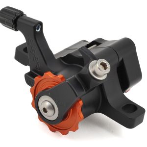 Paul Components Klamper Disc Brake Caliper (Black/Orange) (Mechanical) (Front or Rear... - 048BKORSP