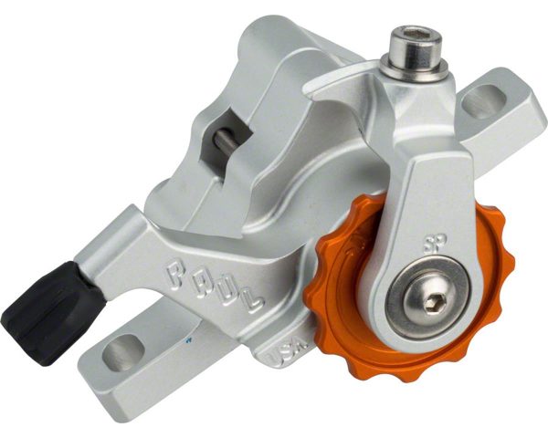 Paul Components Klamper Disc Brake Caliper (Silver/Orange) (Mechanical) (Front or Rea... - 048SIORSP