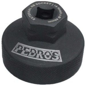 Pedro's External Bottom Bracket Socket Ii 16x44 Tool Zwart