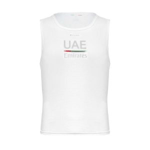 Pissei Uae Team Emirates 2023 Sleeveless Base Layer Wit XL-2XL Man