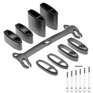 Profile Design A3a High Riser Headset Spacers Kit Zilver 5/10/20/40 mm