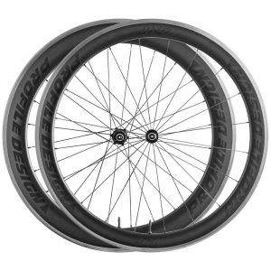 Profile Design Gmr 50/65 Carbon Tubeless Road Wheel Set Zwart 9 x 100 / 10 x 130 mm / Shimano/Sram HG