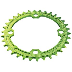 Race Face Narrow/Wide Single Chainring - Green / 32 / 4 Arm, 104mm