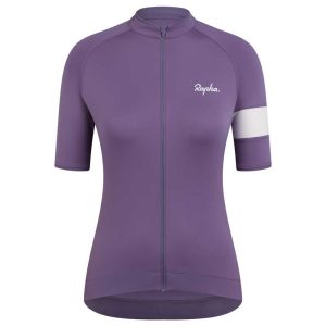 Rapha Core Short Sleeve Jersey Paars L Vrouw