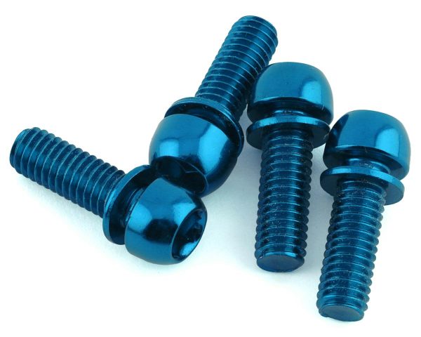 Reverse Components Disc Brake Caliper Bolts (Blue) (M6 x 18) (4) - 01808