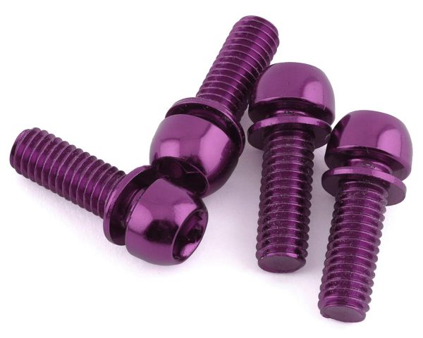 Reverse Components Disc Brake Caliper Bolts (Purple) (M6 x 18) (4) - 01830