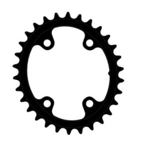 Rotor Q Ring Shimano Grx 80 Bcd Oval Chainring Zwart 31t