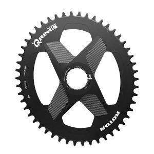 Rotor Q-rings Direct Mount Oval Chainring Zwart 42t