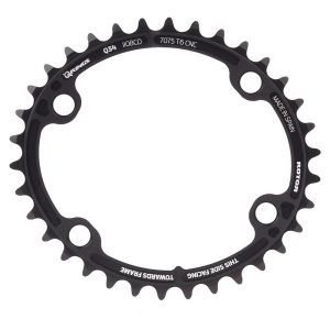 Rotor Round Q 110 Bcd Outer Chainring Zwart 52t