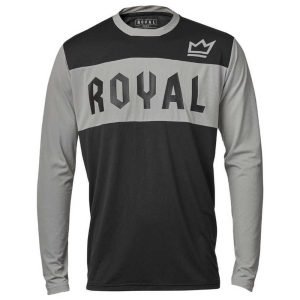 Royal Apex Long Sleeve Enduro Jersey Grijs L Man