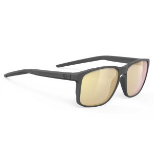 Rudy Project Overlap Sunglasses Zwart Multilaser Gold/CAT3