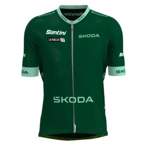 Santini Best Sprinter La Vuelta Official 2023 Short Sleeve Jersey Groen XS Man