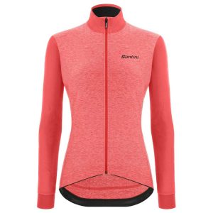 Santini Colore Puro Long Sleeve Jersey Rood 2XS Vrouw