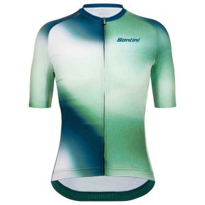 Santini Ombra Eco Micro Short Sleeve Jersey Groen XS Man