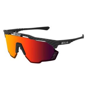 Scicon Aeroshade Kunen Sunglasses Zwart Multimirror Red/CAT 3