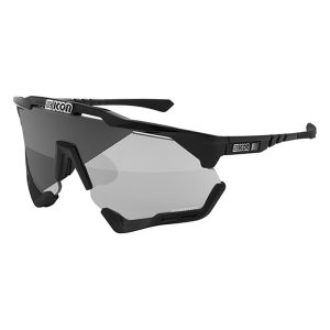 Scicon Aeroshade Xl Photochromic Sunglasses Zwart,Grijs Photocromic Silver Mirror/CAT1-3