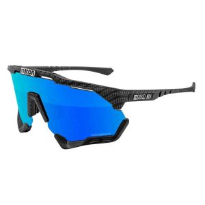 Scicon Aeroshade Xl Sunglasses Zwart Multimirror Blue/CAT 3