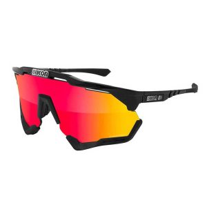 Scicon Aeroshade Xl Sunglasses Zwart Multimirror Red/CAT 3