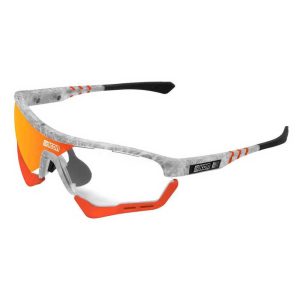 Scicon Aerotech Photochromic Sunglasses Wit Red Mirror/CAT1-3
