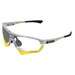Scicon Aerotech Photochromic Sunglasses Wit Silver Mirror/CAT 1-3