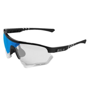 Scicon Aerotech Xl Scnxt Mirrored Photochromic Sunglasses Zwart Photochromic Blue Mirror/CAT1-3