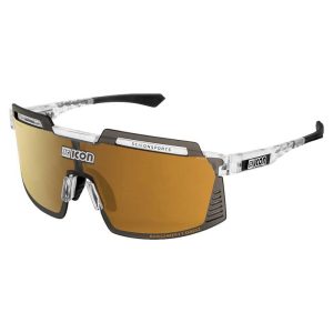 Scicon Aerowatt Sunglasses Goud Clear/CAT0 + Multimirror Bronze/CAT3