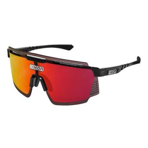 Scicon Aerowatt Sunglasses Zwart Clear/CAT0 + Multimirror Red/CAT3