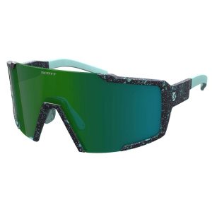 Scott Shield Compact Sunglasses Transparant Green Chrome/CAT3