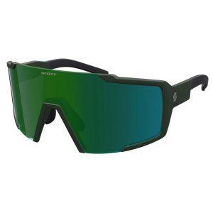Scott Shield Sunglasses Groen Green Chrome/CAT3