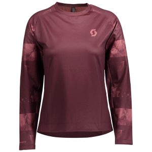 Scott Trail Storm Long Sleeve Jersey Rood S Vrouw