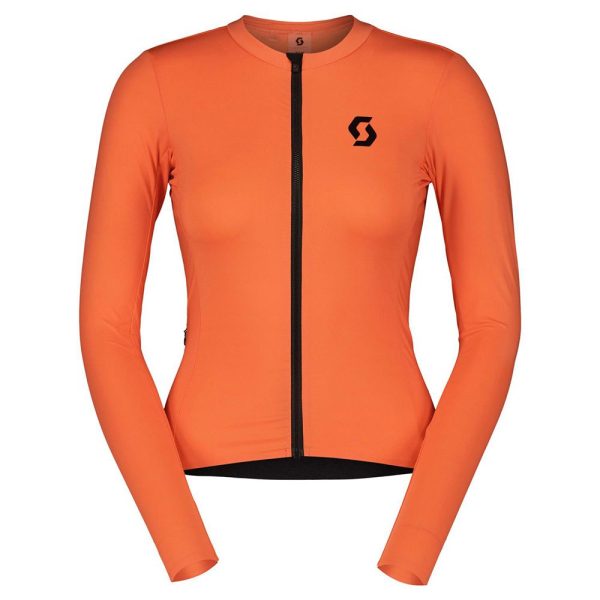 Scott Ultd. Training Long Sleeve Jersey Oranje XL Vrouw