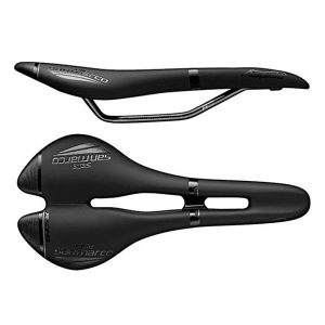 Selle San Marco Aspide Open-fit Racing Narrow Saddle Zwart 132 mm